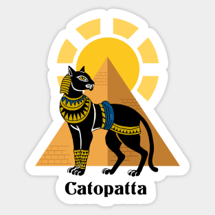 catopatta cat queen of egypt Sticker